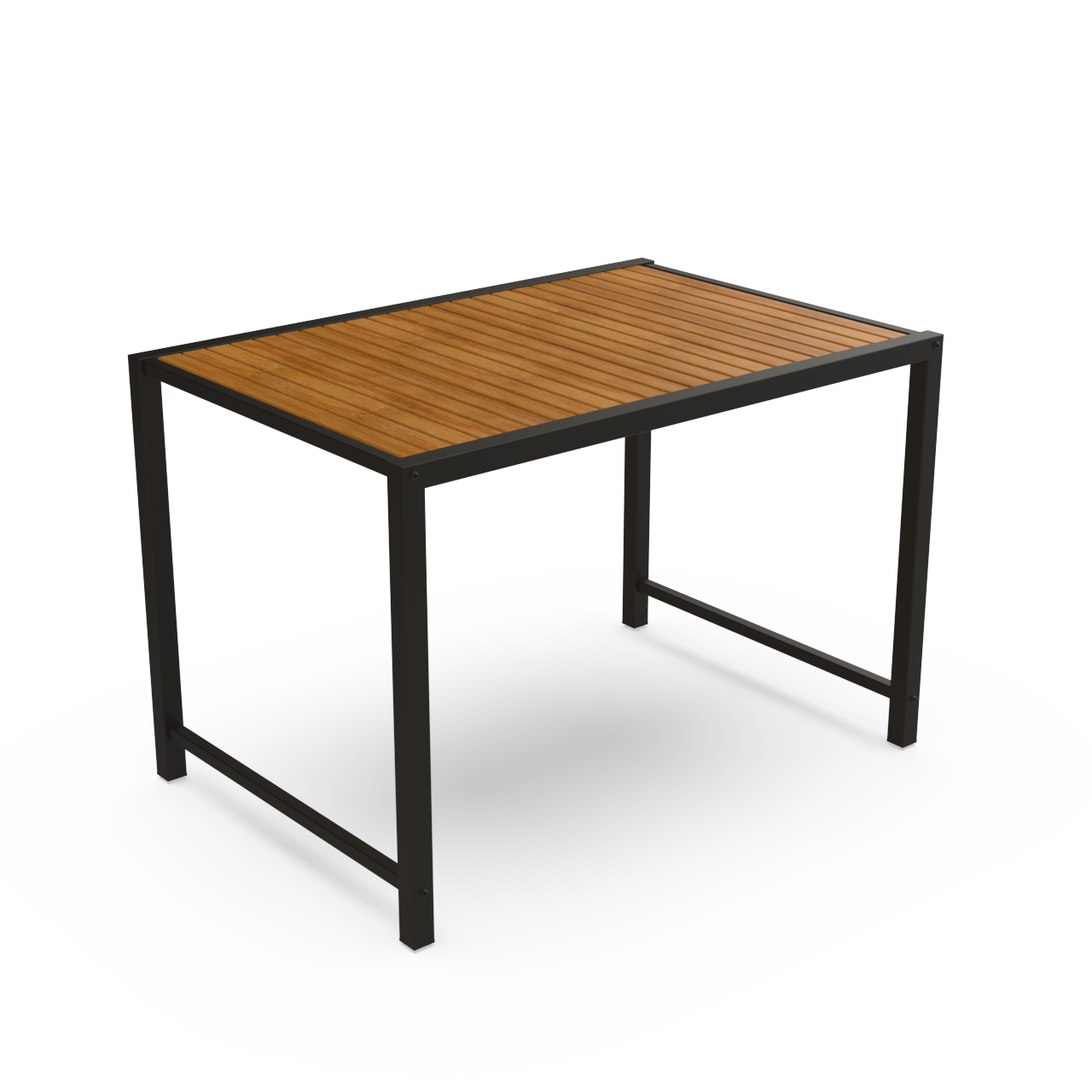 Изображение товара Нераздвижной садовый стол Grillux Loft Garden 116 см черный сталь