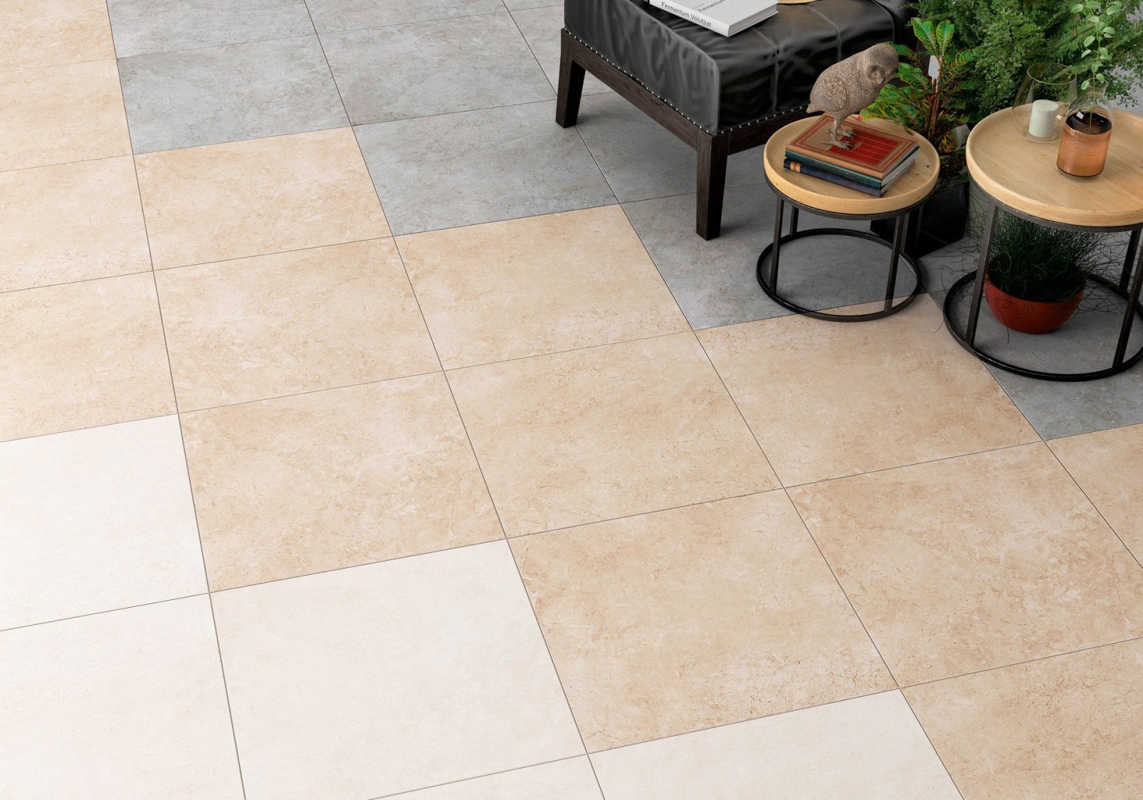 Изображение товара Плитка Alma ceramica GFU04MRN44R 60х60см 1.8 м² цвет бежевый, цена за упаковку