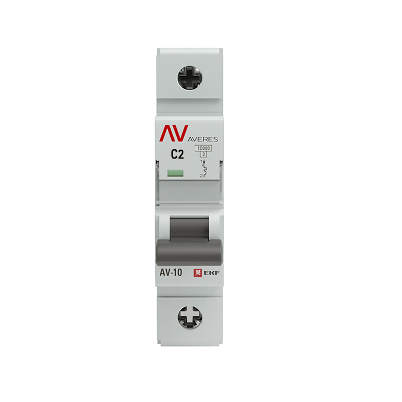 Изображение товара Автоматический выключатель Ekf Averes AV-10 1P C2 А 10 кА mcb10-1-02C-av