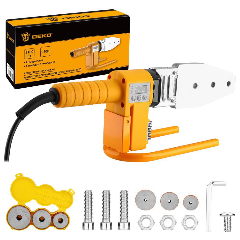 Изображение товара Аппарат для сварки полипропиленовых труб Deko PPWM2100W LCD Advanced