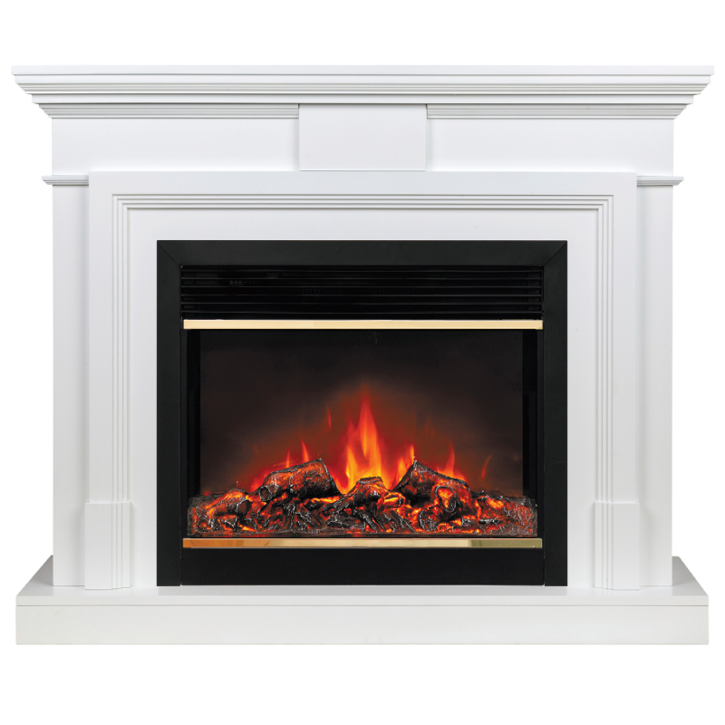 Изображение товара Каминокомплект Marco 26 WT с электроочагом Moonblaze-S Lux BR белый