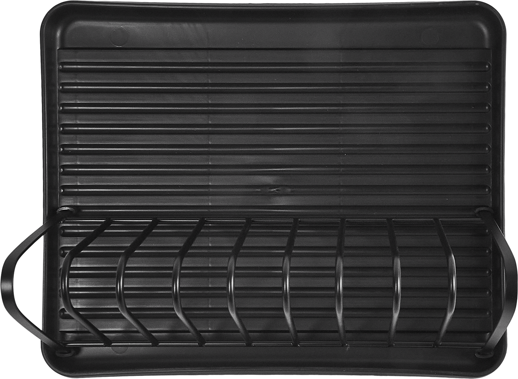 Сушилка для посуды с поддоном Delinia 36x13.6x29 см металл цвет черный - 1