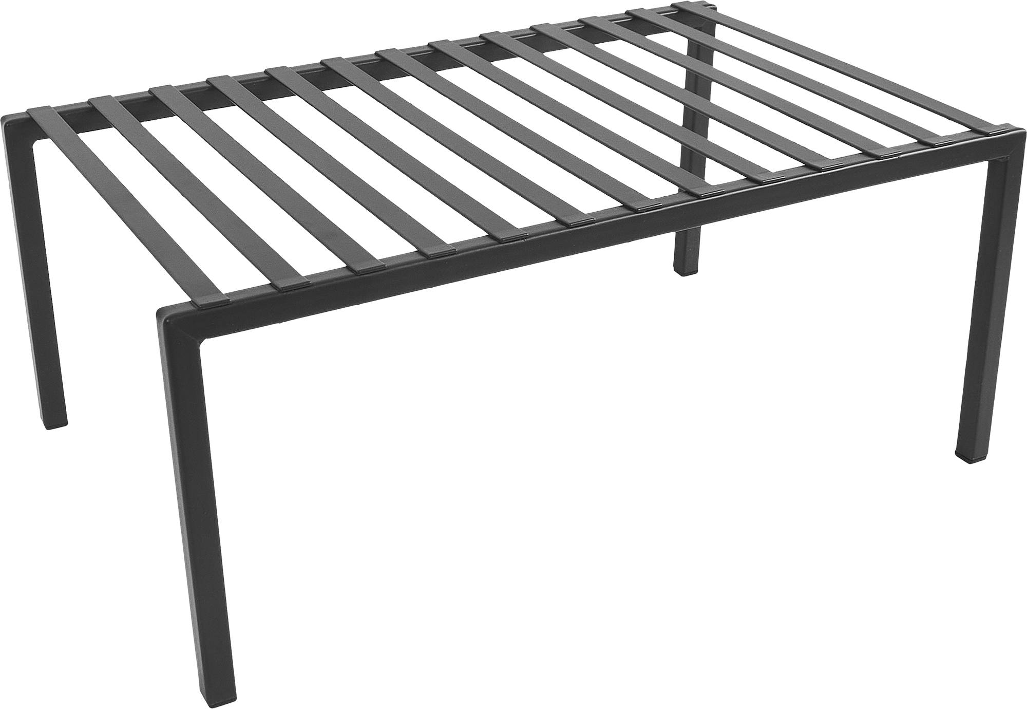 Вставка 33x21x14 см в полку металл цвет серый