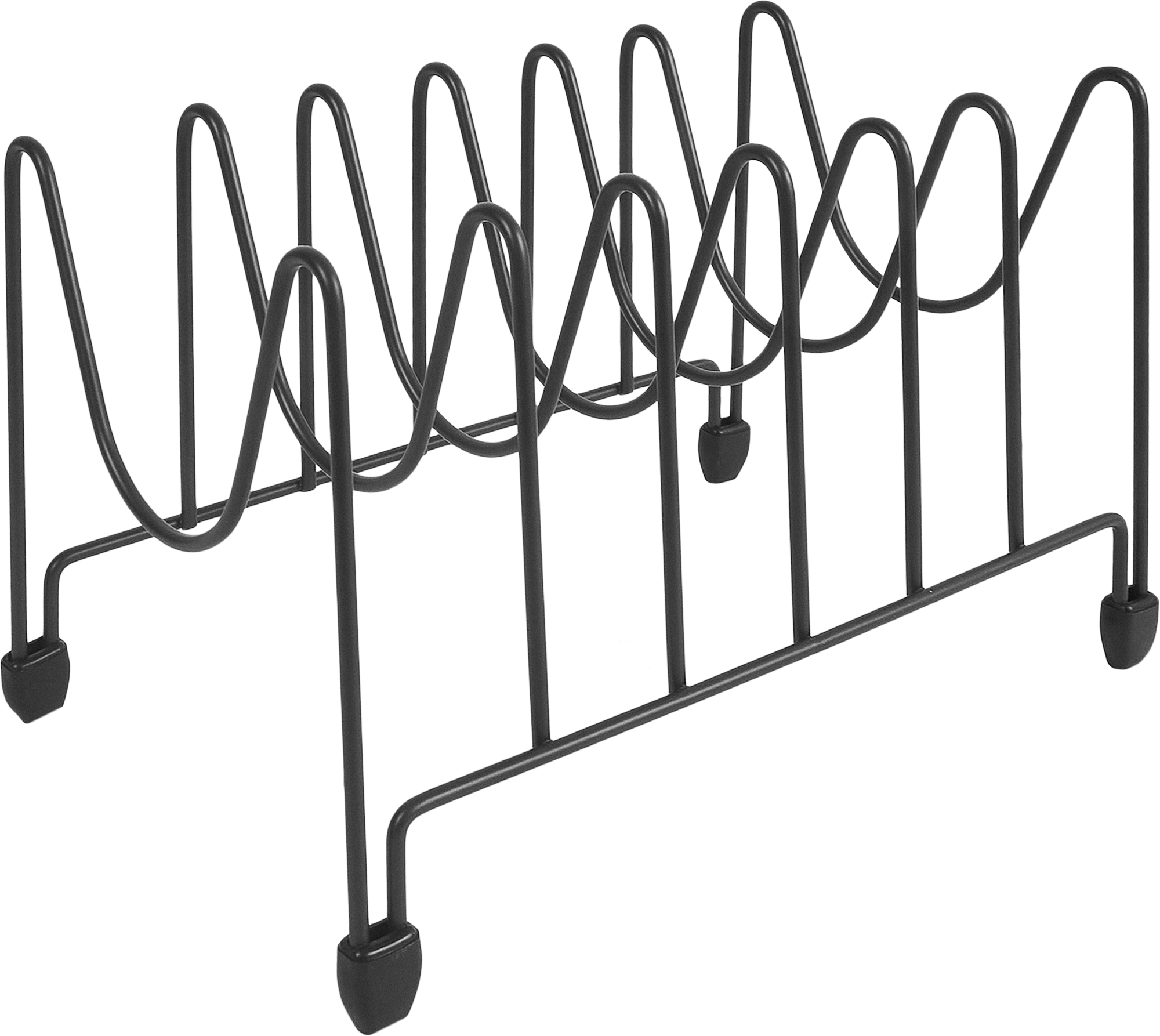 Изображение товара Подставка для крышек 17.2x25.5x17 см металл серый от DELINIA