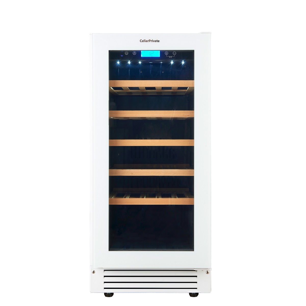 Изображение товара Винный шкаф Cellar Private CP032-1TWH 38x82x57.50 см 31 бутылка сталь цвет белый глянец