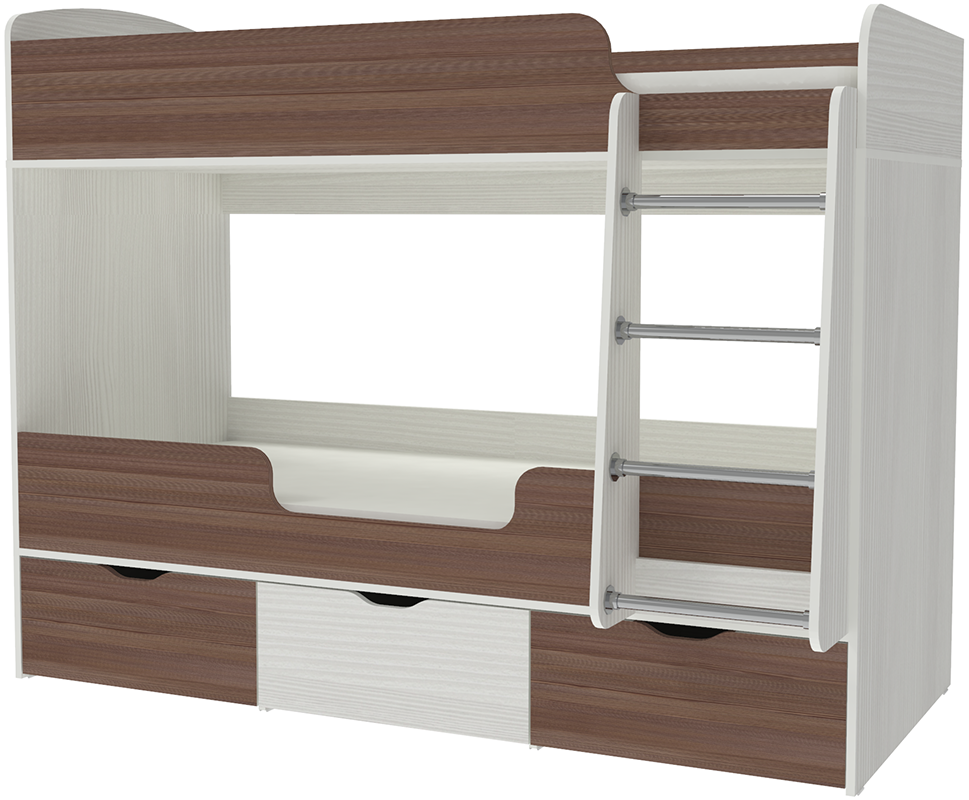 Изображение товара Кровать Кариви Малыш двойняшка 00561-04-03-00 183x146 см