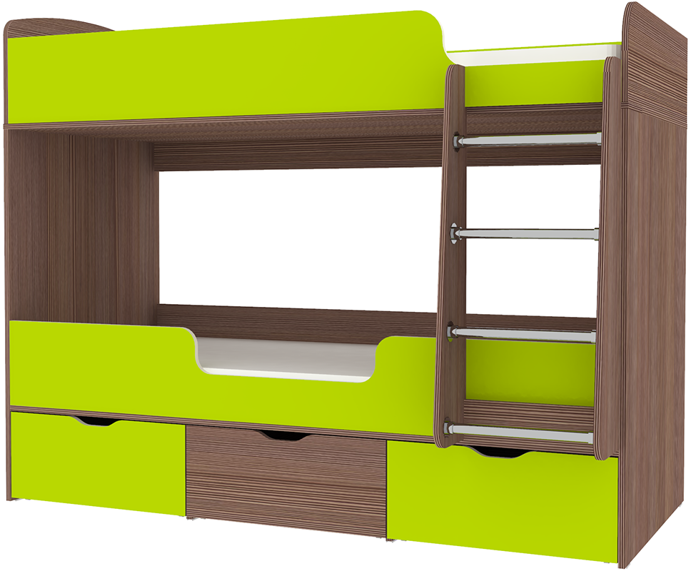 Изображение товара Кровать Кариви Малыш двойняшка 00561-03-24-00 ЛДСП 183x146x83 см