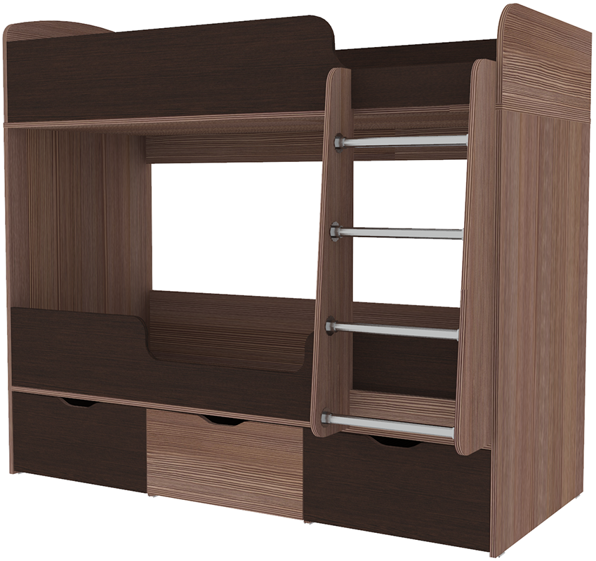 Изображение товара Кровать Кариви Малыш Двойняшка 00256-03-02-00 163x145 см