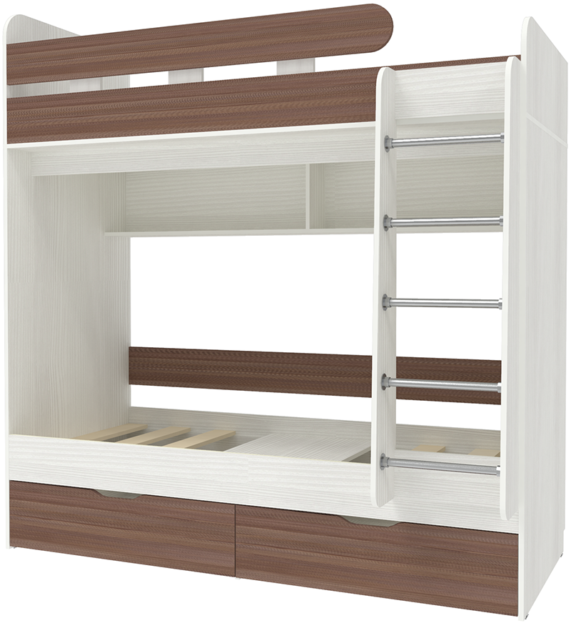 Изображение товара Кровать чердак Юниор 5 от КАРИВИ 164x202 см