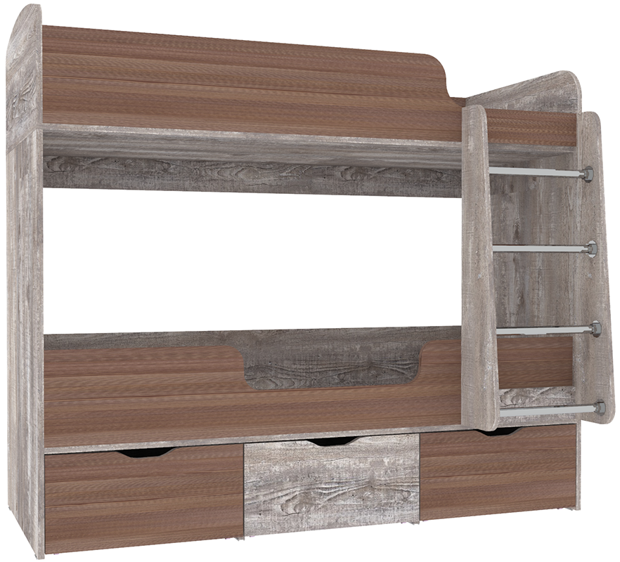 Изображение товара Кровать Кариви Малыш двойняшка 00256-31-03-00 163x145 см