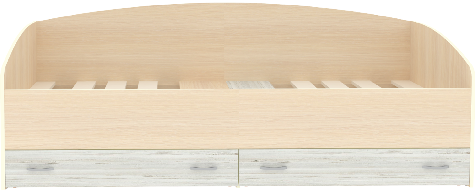 Изображение товара Детская одноярусная кровать Кариви Кадет с выкатными ящиками 90x200 см