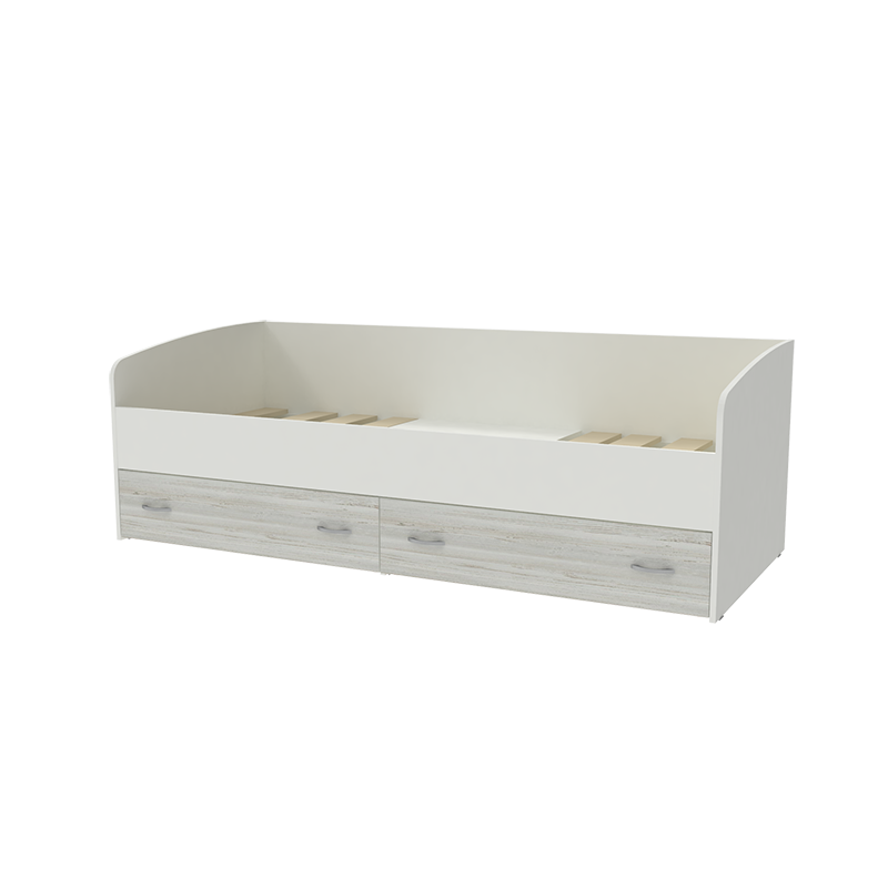 Изображение товара Детская кровать Кариви Юта 193x83 см из ЛДСП белая