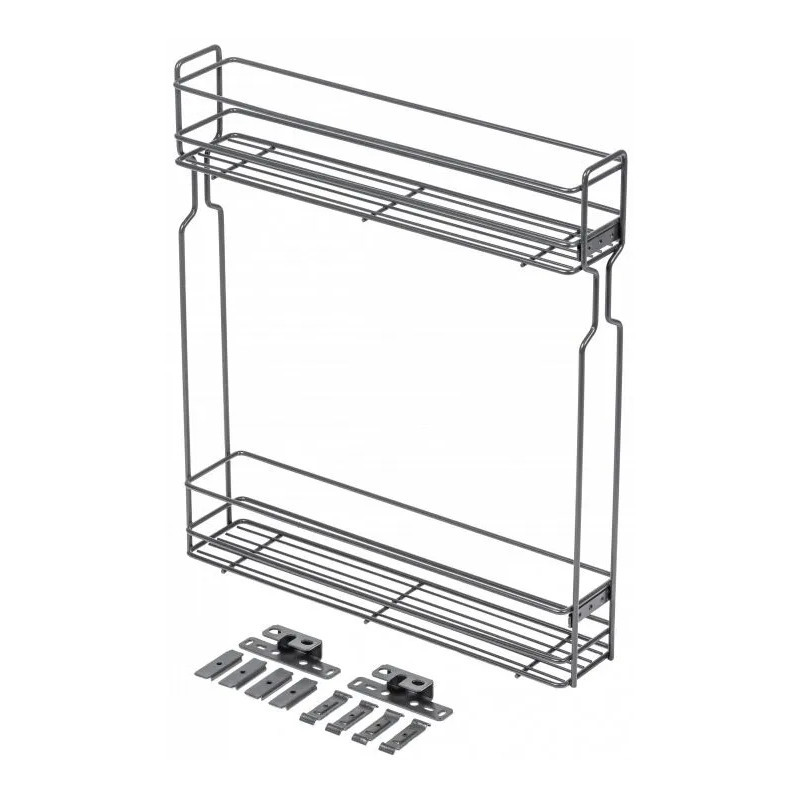 Изображение товара Бутылочница GTV KO-BO200PK-60 для модулей кухни антрацит