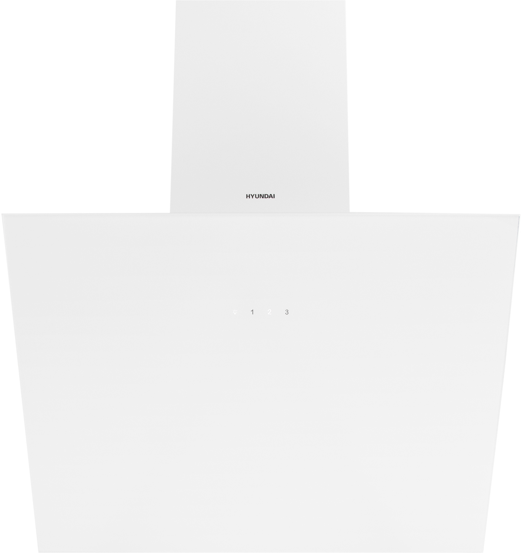 Изображение товара Кухонная вытяжка Hyundai HGH 6742 WG белая с сенсорным управлением 59 см