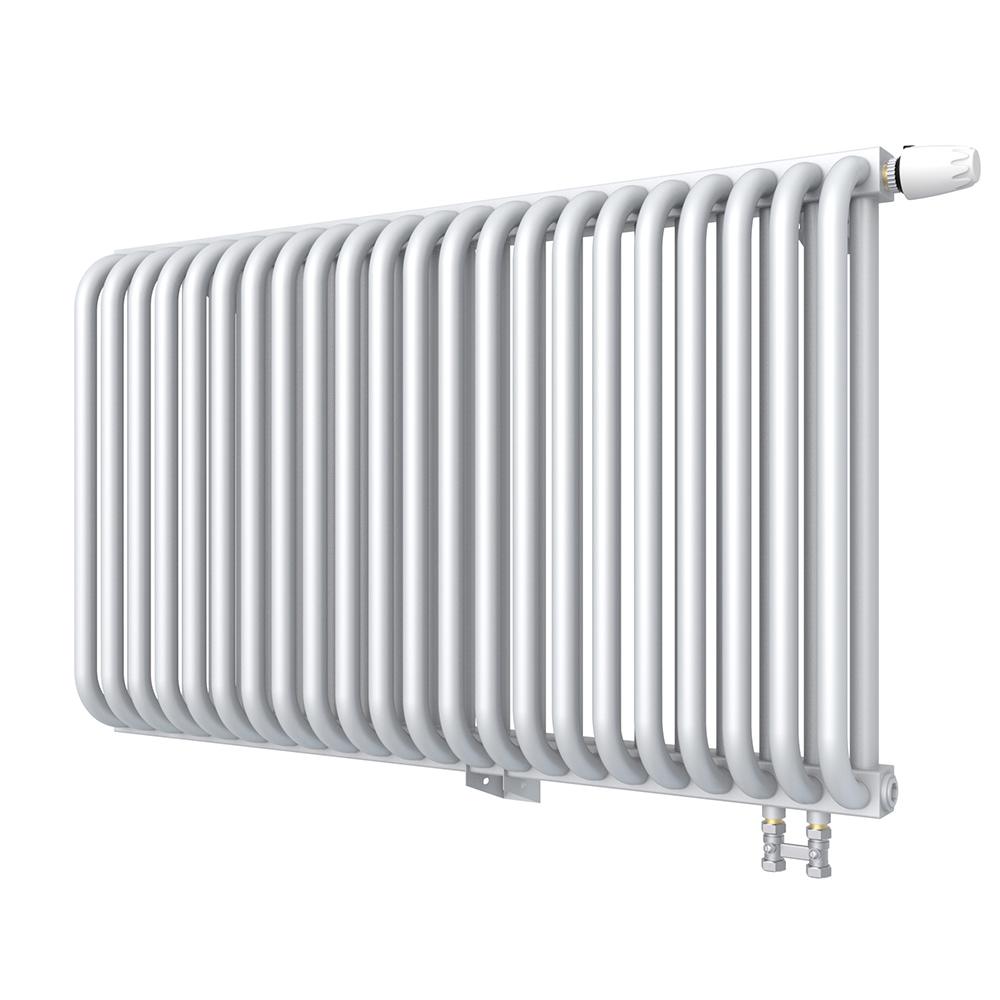 Изображение товара Стальной радиатор КЗТО PC 2 300 22 22 секции Белый низкое подключение