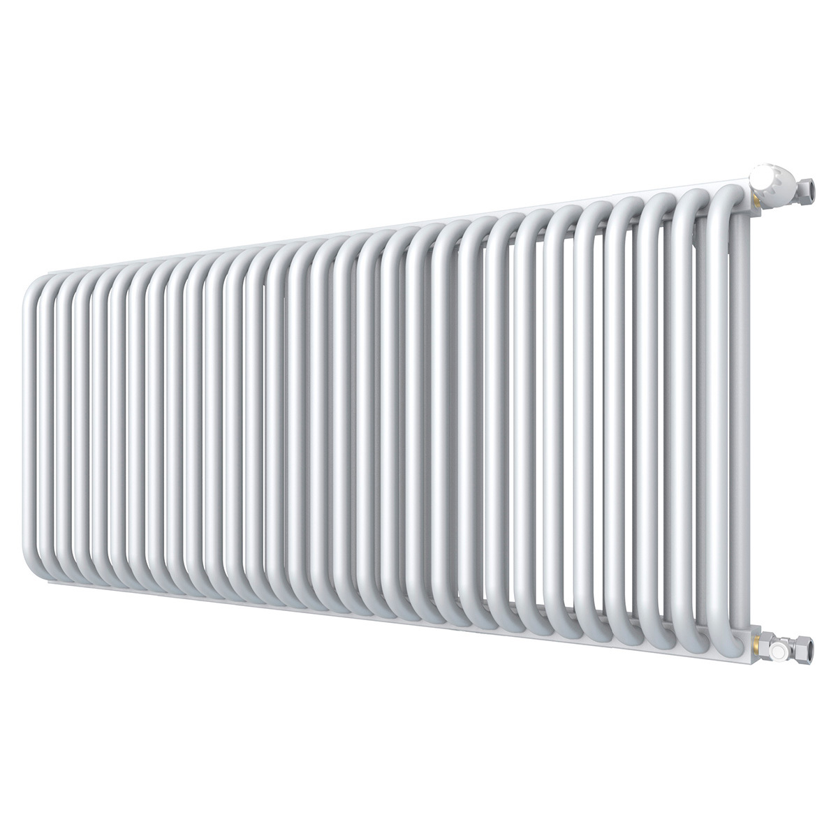 Изображение товара Радиатор КЗТО PC 2 500 30 секций боковое подключение сталь белый