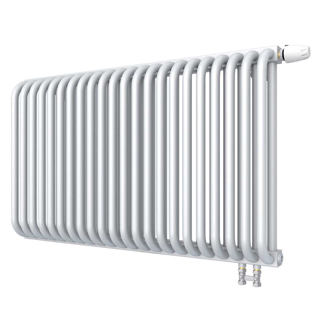Изображение товара Радиатор Кзто PC 2 500 22 секции стальной радиатор водяного отопления белый