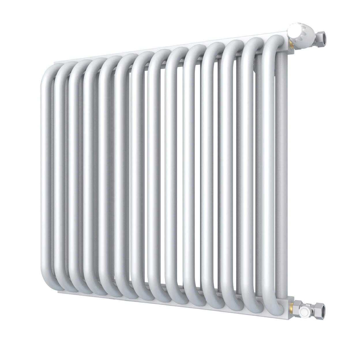 Изображение товара Радиатор Кзто PC 2 500, 14 секций, сталь, белый, боковое подключение