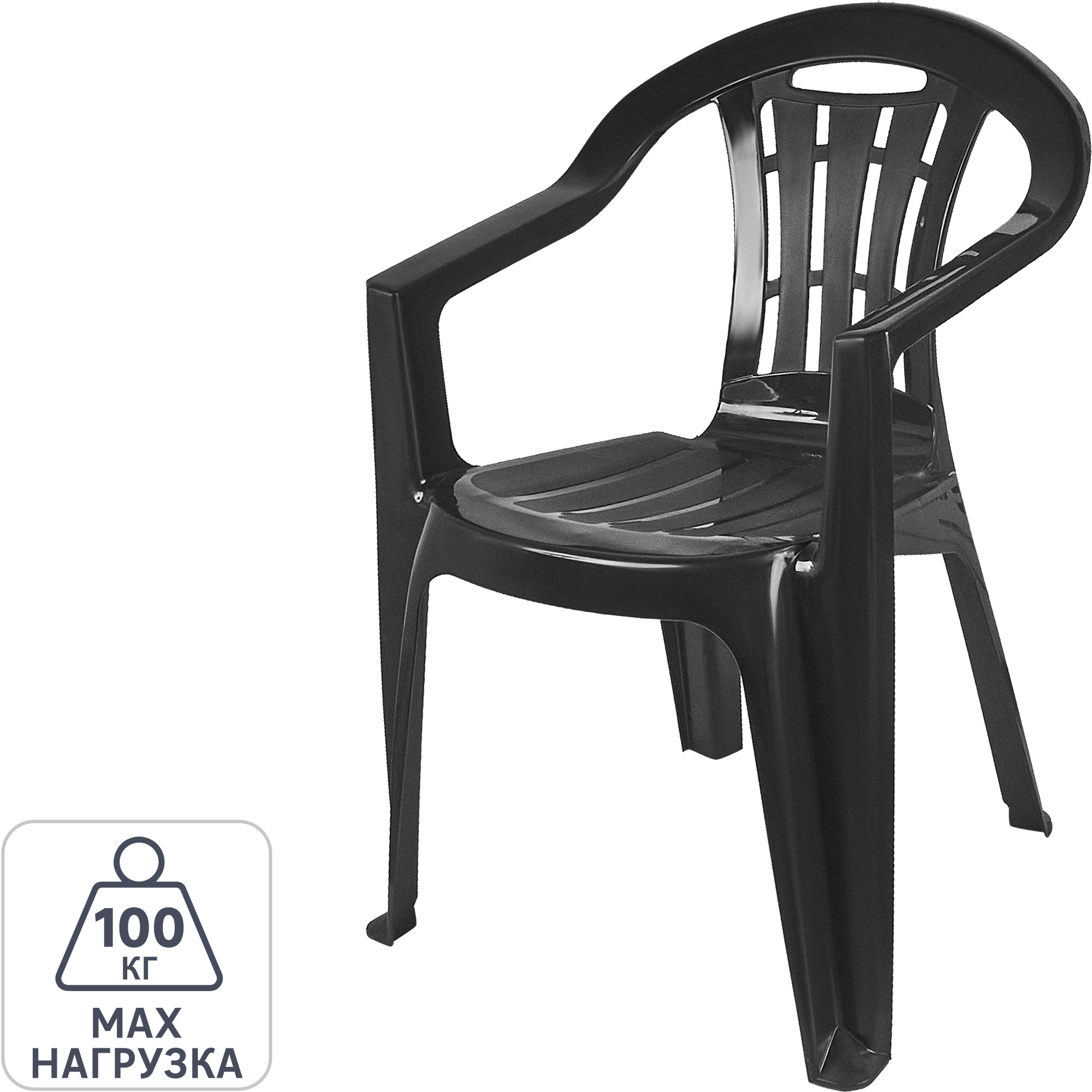 Изображение товара Кресло Keter Mallorca 57x58x39 см полипропилен черный