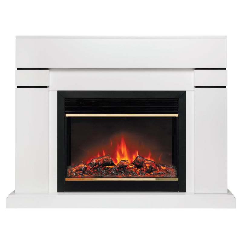 Изображение товара Каминокомплект REALFLAME Lindelse 26 WT с очагом MOONBLAZE-S LUX BR