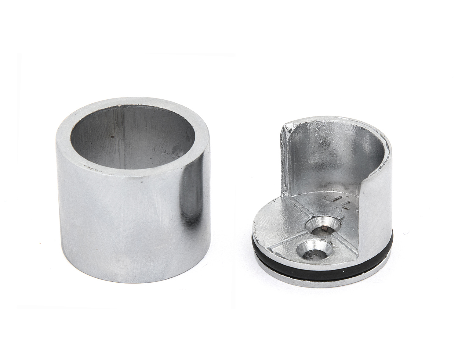 Изображение товара Держатель трубы со скрытым крепежом ⌀25 хром