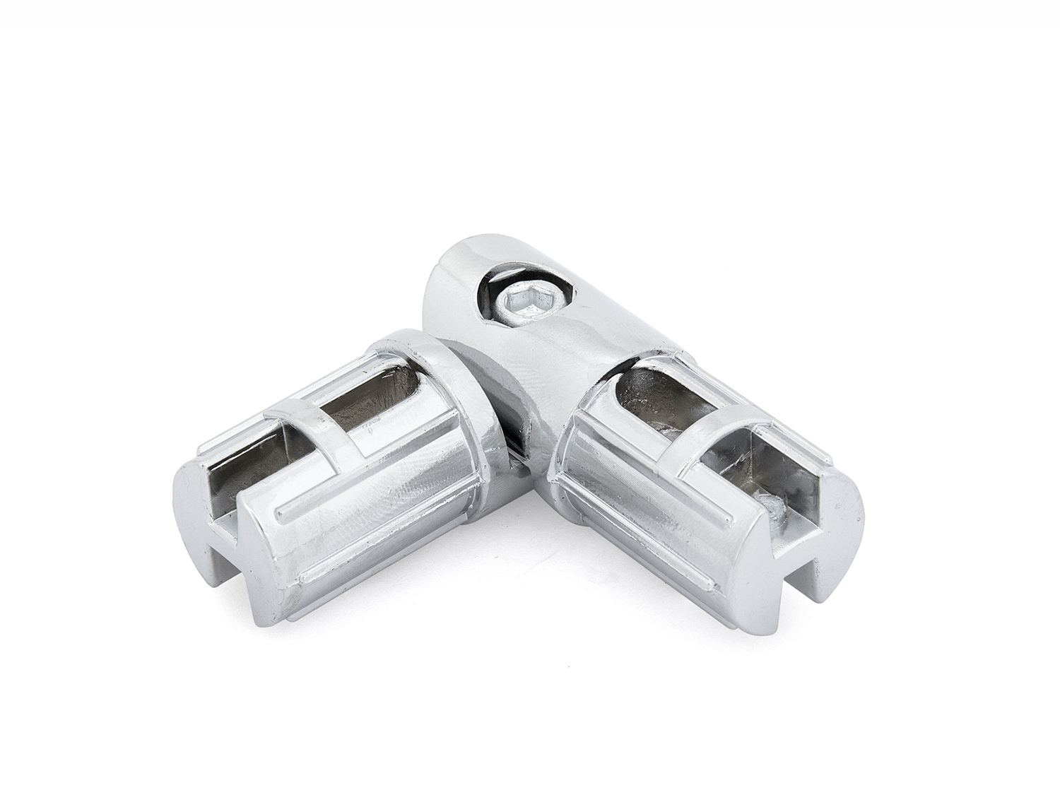 Изображение товара Соединитель 2-х труб скрытый поворотный ⌀25 хром