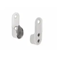 Изображение товара Держатель овальной трубы ⌀30x15 без фиксатора хром 2 шт