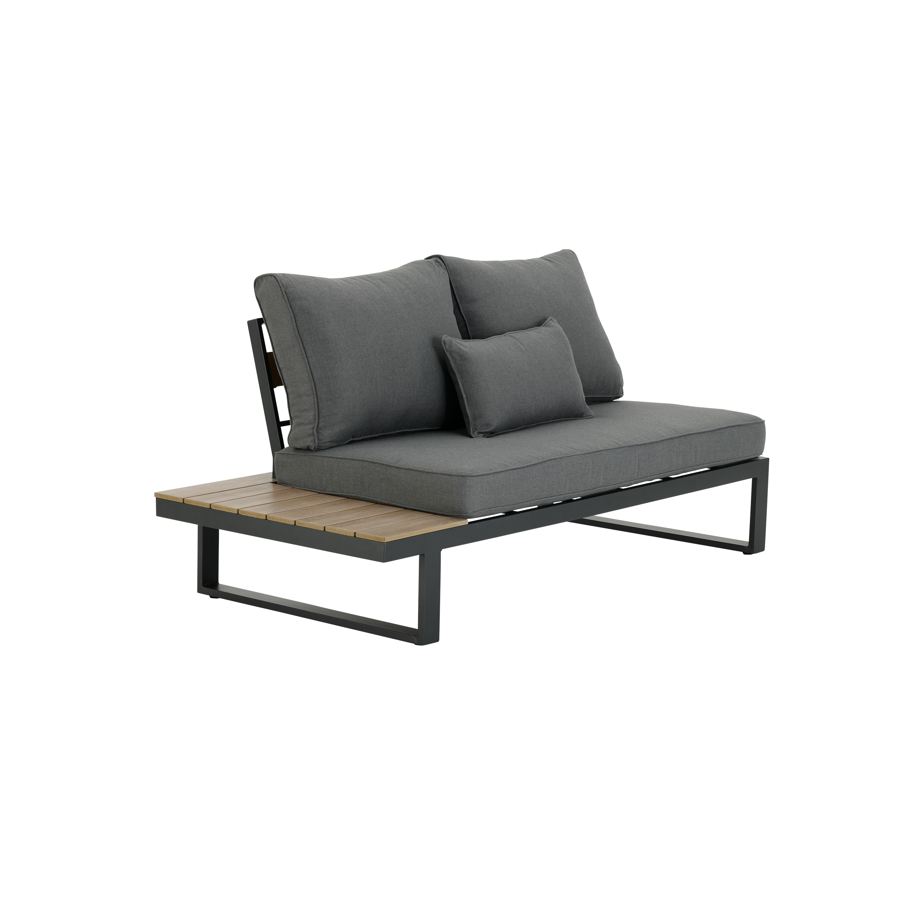 Изображение товара Набор садовой мебели Naterial Clara 2 дивана алюминий серый с подушками