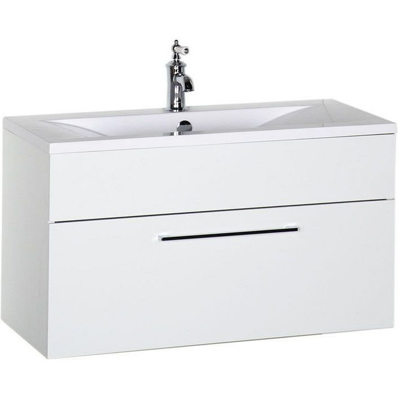 Изображение товара Тумба под раковину De Aqua Кубика 00167034 90см цвет Белый