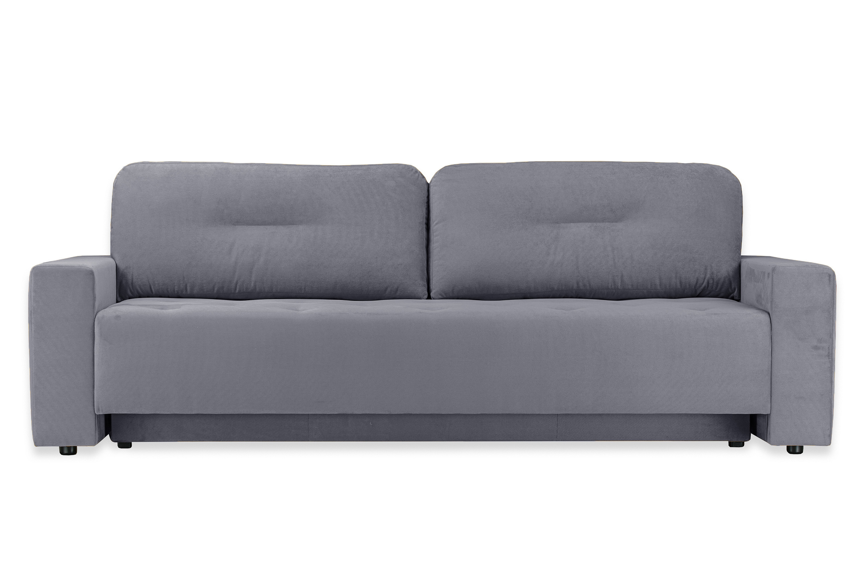 Изображение товара Диван Ramart design Хэппи 134754 серый велюр 238x85x100 см