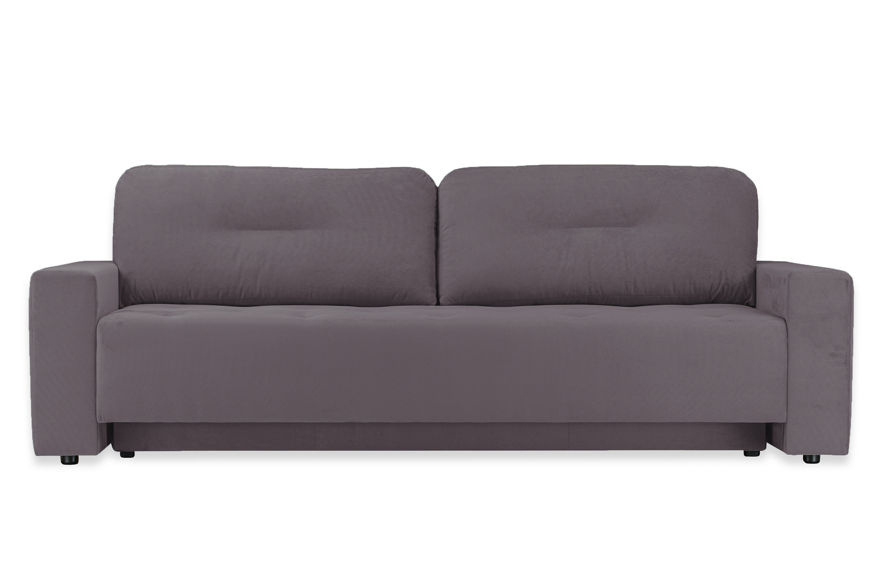 Изображение товара Диван раскладной RAMART DESIGN Хэппи 238x85x100 см велюр коричневый с ящиком