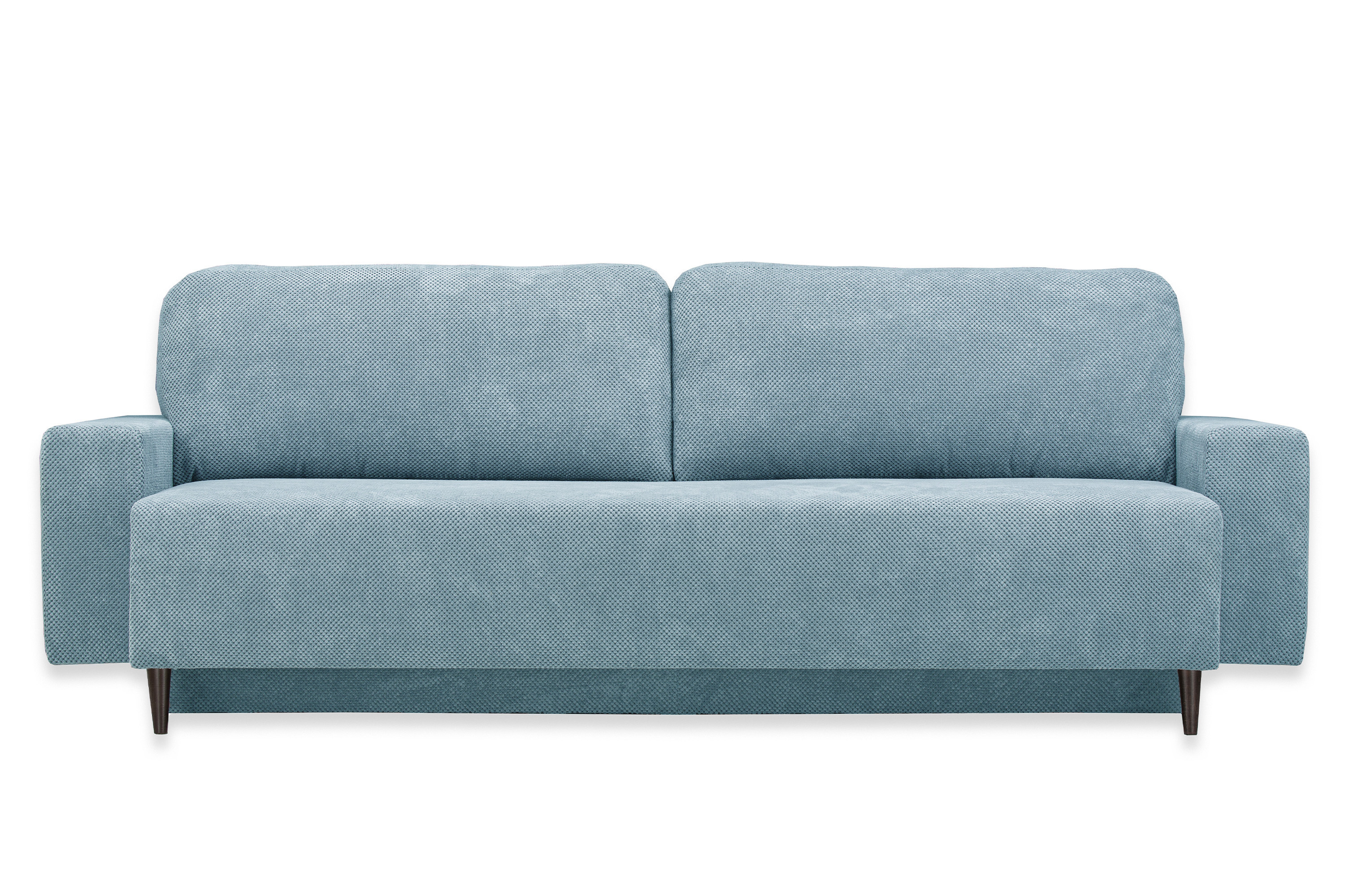 Изображение товара Диван раскладной Рич RAMART DESIGN голубой велюр 140х200 см