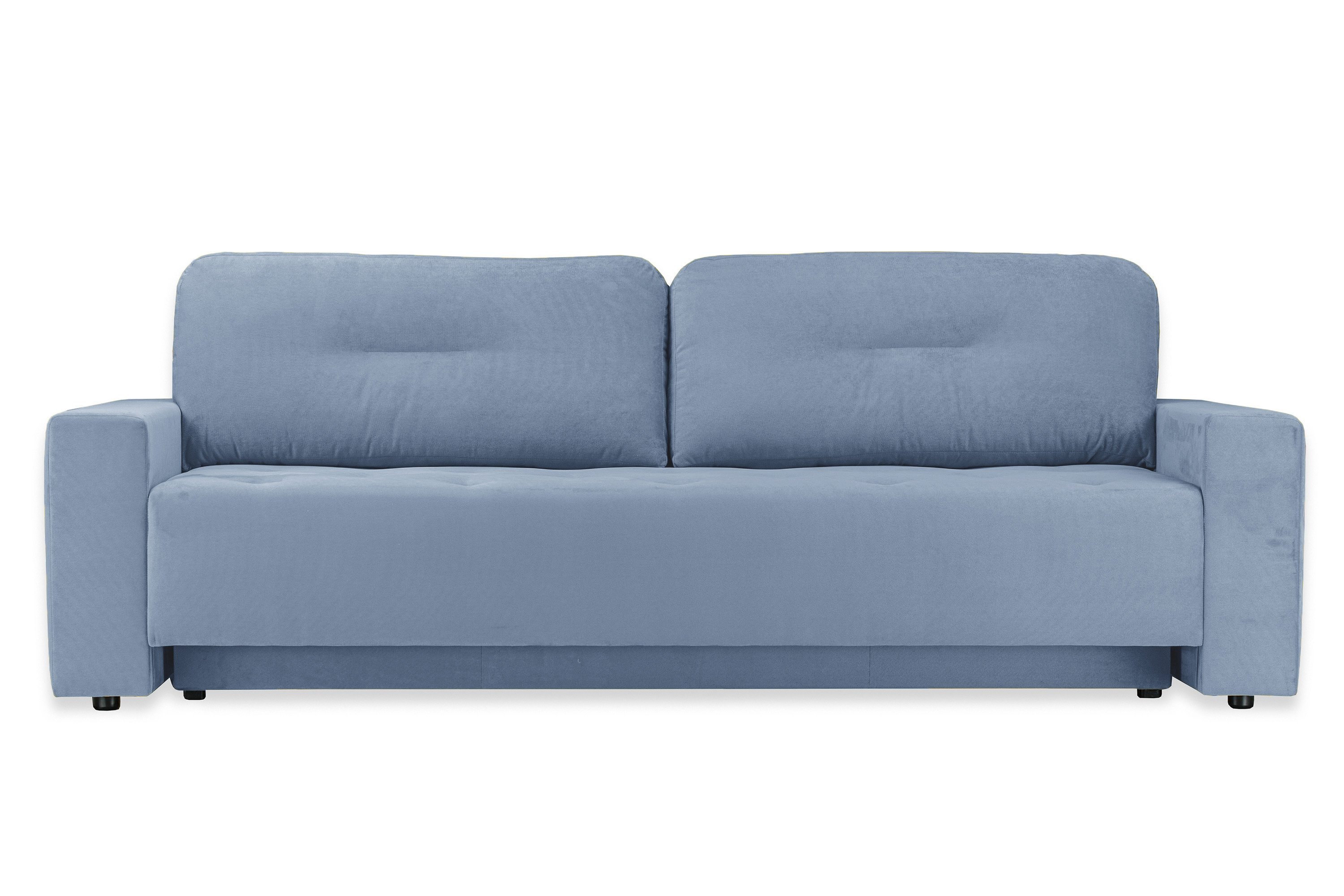 Изображение товара Диван Хэппи 134755 велюр светло-голубой раскладной со спальней 140x200 см