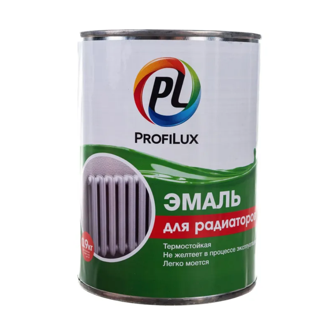 Изображение товара Эмаль Profilux Н0000004805 полуматовая цвет белый 0.90 кг