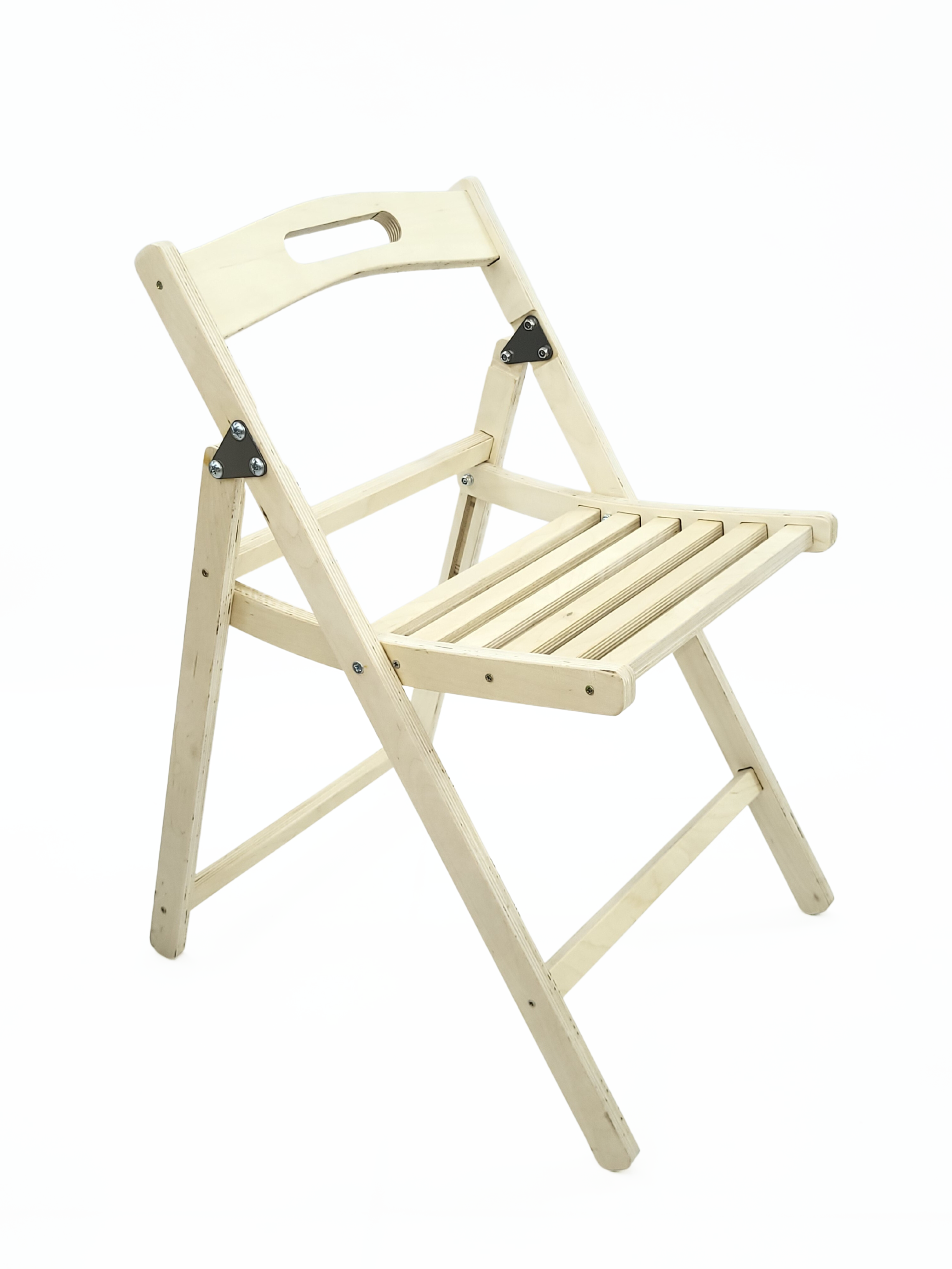 Изображение товара Стул складной Alfa Мебель из массива березы, до 100 кг, компактный и легкий