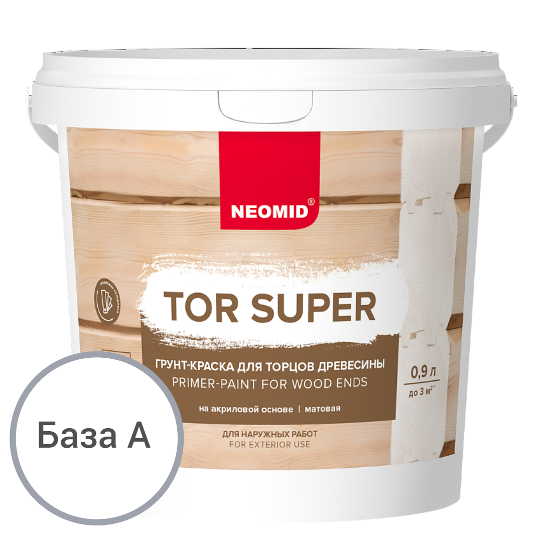 Изображение товара Грунтовка Neomid Tor Super база A белый 1л