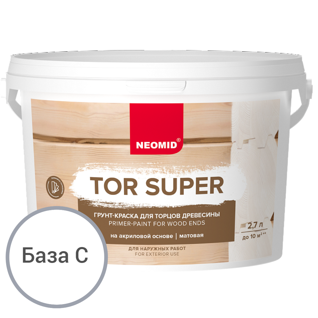 Изображение товара Грунтовка Neomid Tor Super база С бесцветный 2л Изображение товара Грунтовка Neomid Tor Super база С бесцветный 2л