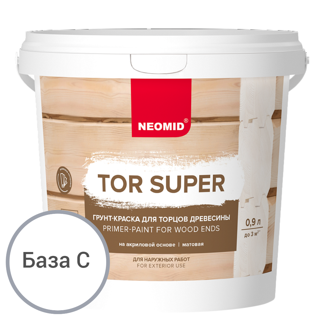 Изображение товара Грунтовка Neomid Tor Super база С бесцветный 1л