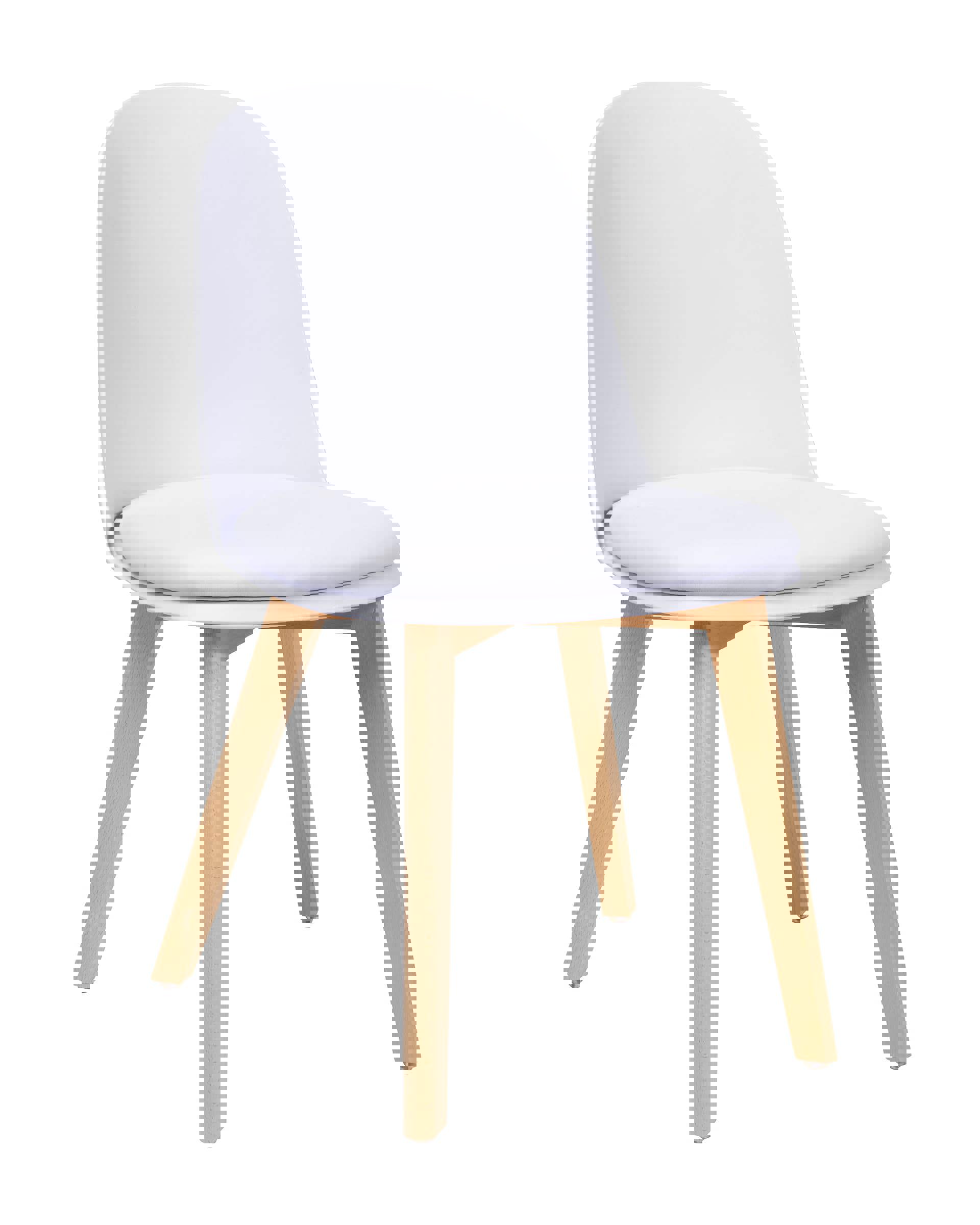 Изображение товара Стул кухонный Стул груп Fog 80x45x45 см ткань цвет белый