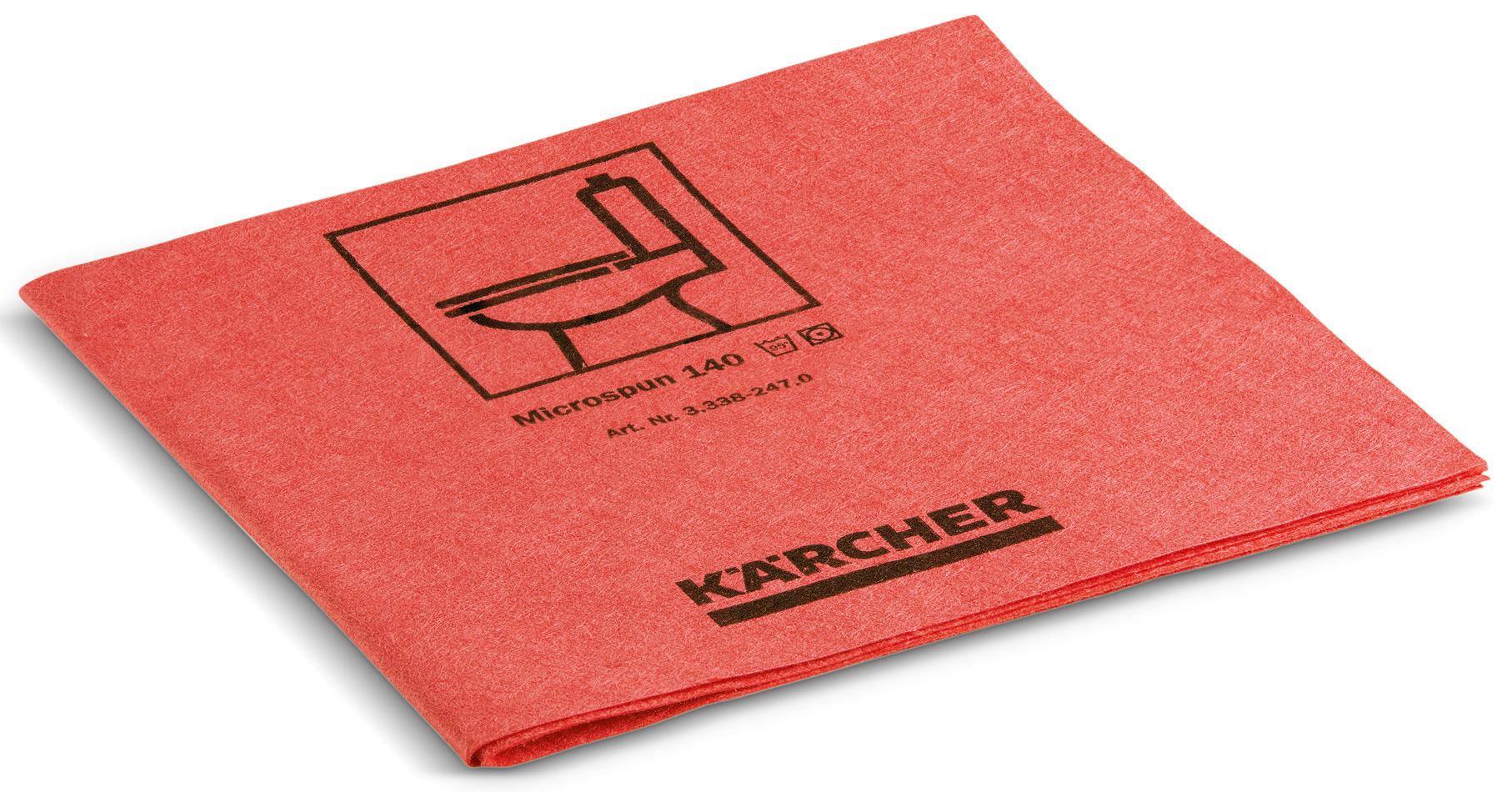 Изображение товара Салфетка для уборки Karcher Microspun микроволокно цвет красный 10 шт. Изображение товара Салфетка для уборки Karcher Microspun микроволокно цвет красный 10 шт.