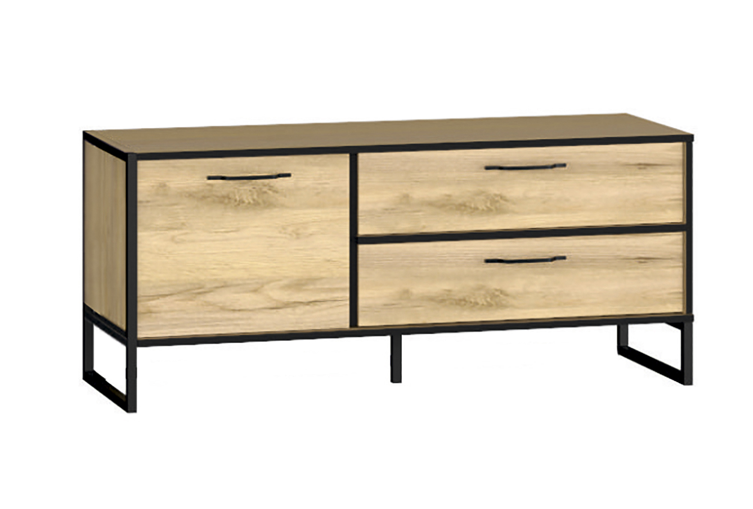 Изображение товара Тумба под телевизор Ивару 101433 120x50x40 см ЛДСП цвет дуб золотой