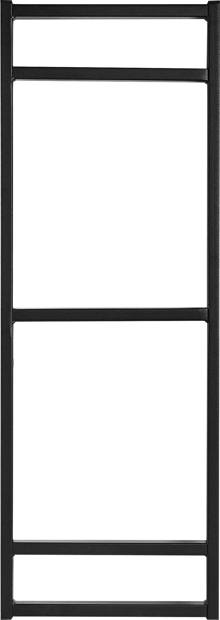 Боковина для стеллажа Лофт 960 мм сталь черная