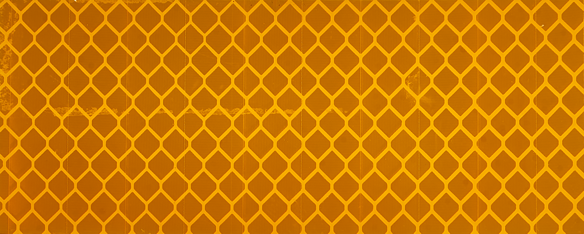 Катафот дорожный клеевой 100x40 мм желтый