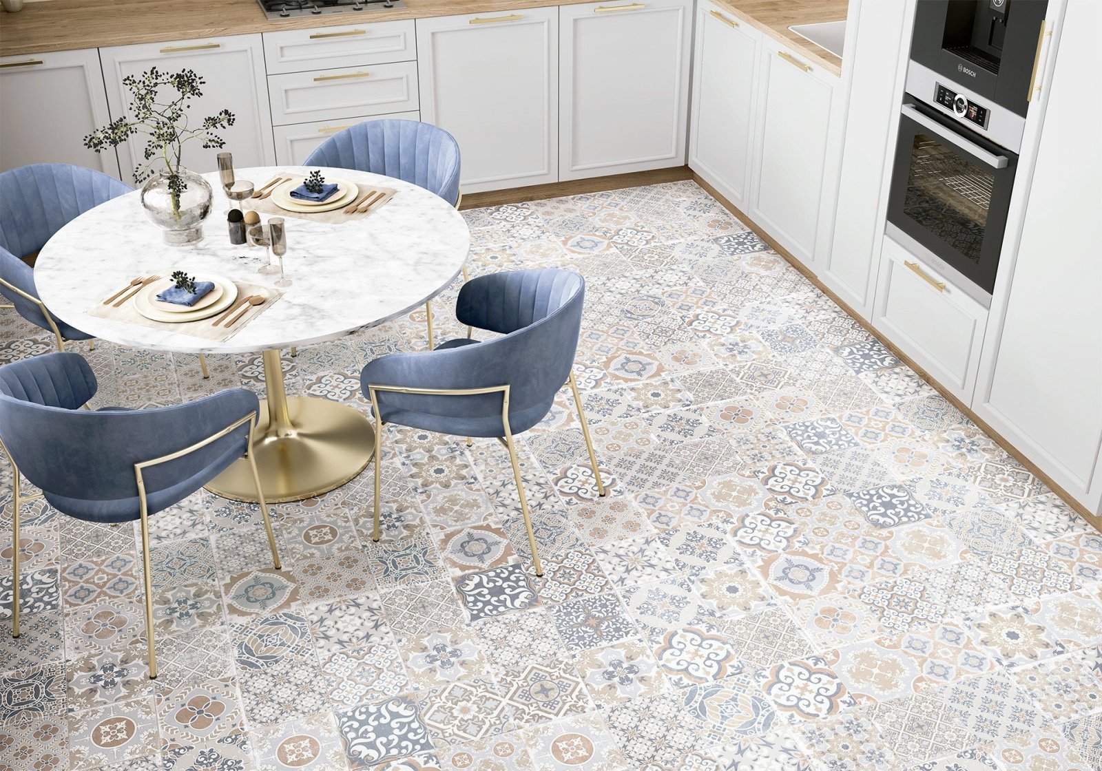 Изображение товара Керамогранит Alma Ceramica GFU04CTR14R бежевый 60х60 см