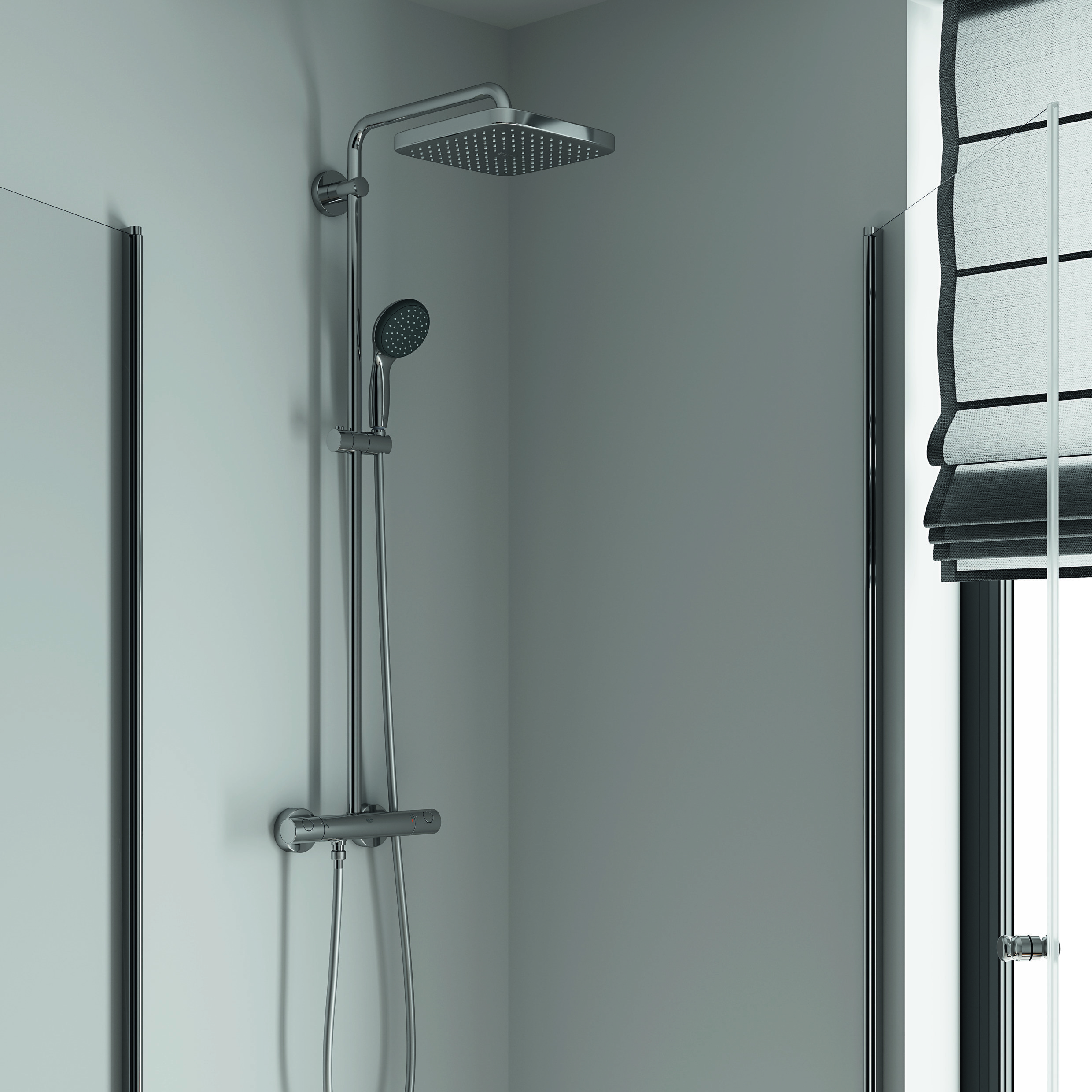 Изображение товара Душевая стойка Grohe Vitalio Start 2 режима с термостатом