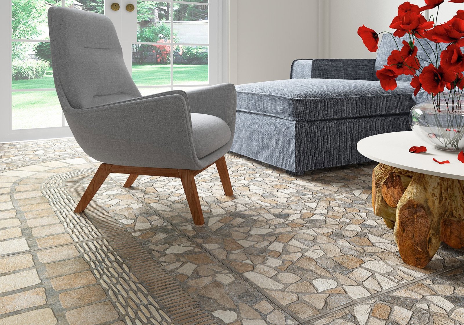 Изображение товара Плитка Alma ceramica STAIL GFU04STA24R 60х60 см 1.8 м² цвет бежевый, цена за упаковку Изображение товара Плитка Alma ceramica STAIL GFU04STA24R 60х60 см 1.8 м² цвет бежевый, цена за упаковку