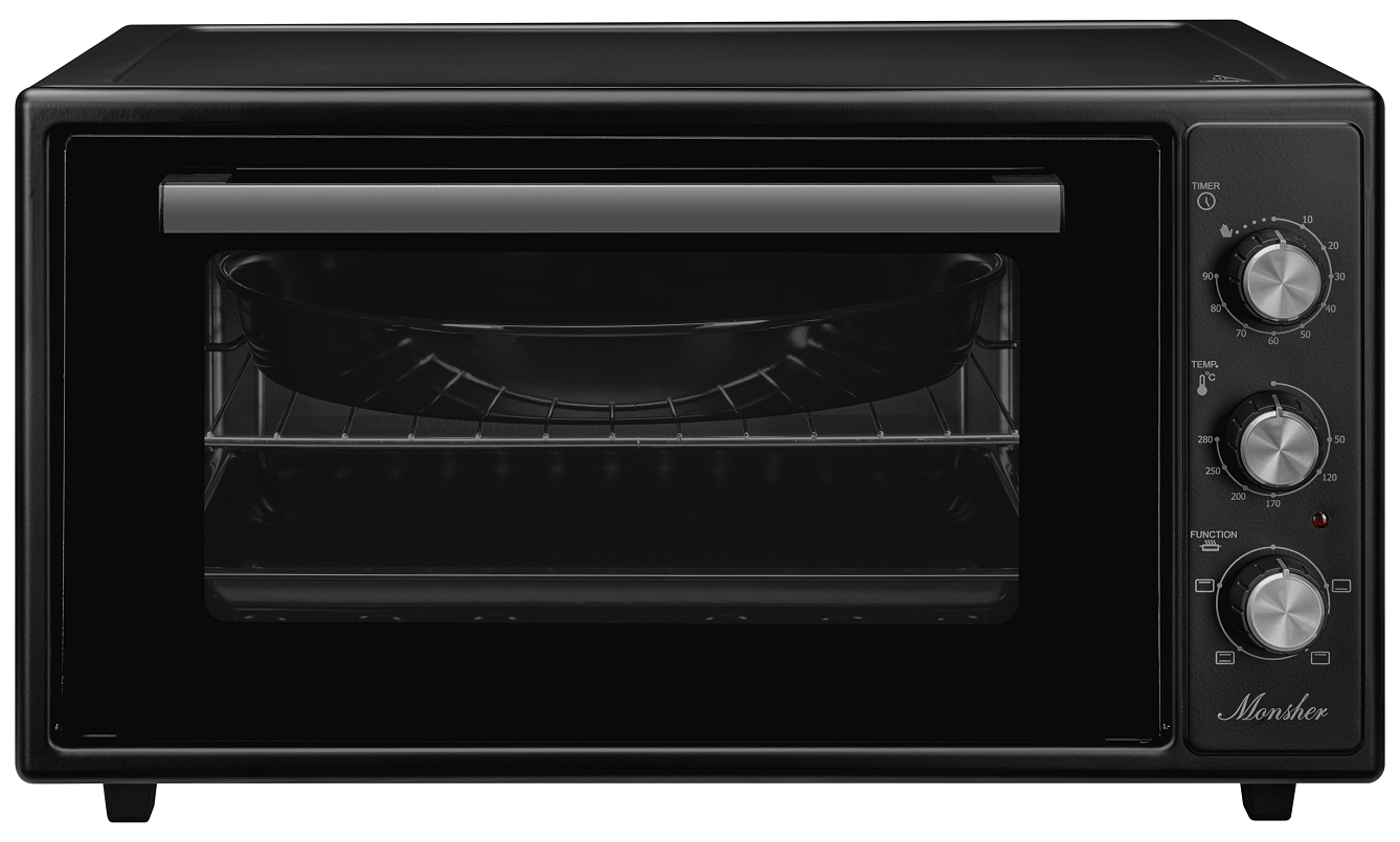 Изображение товара Электропечь Monsher 76505 компактная малогабаритная с грилем и таймером