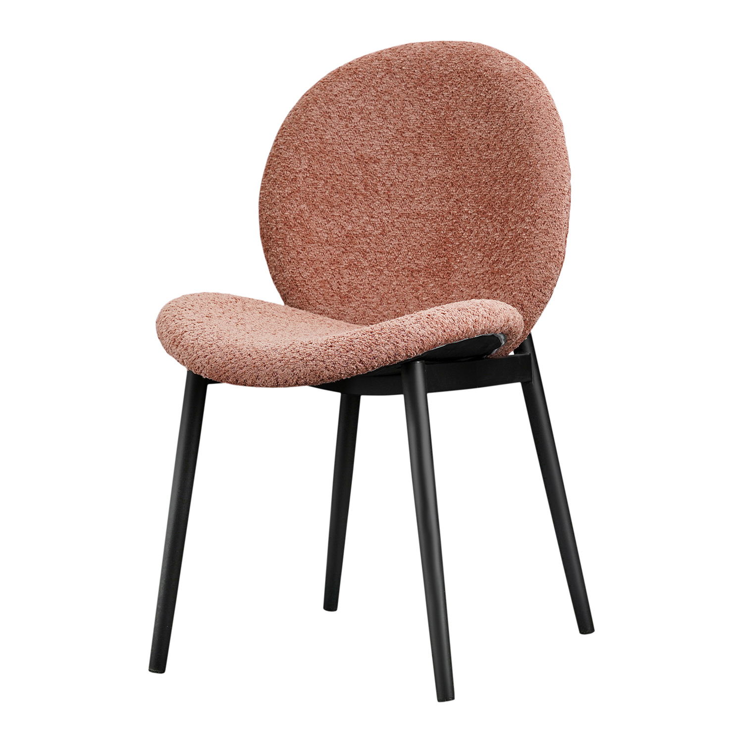 Изображение товара Кухонный стул Bergenson bjorn Bente 86x62x45 см розовый с металлическими ножками