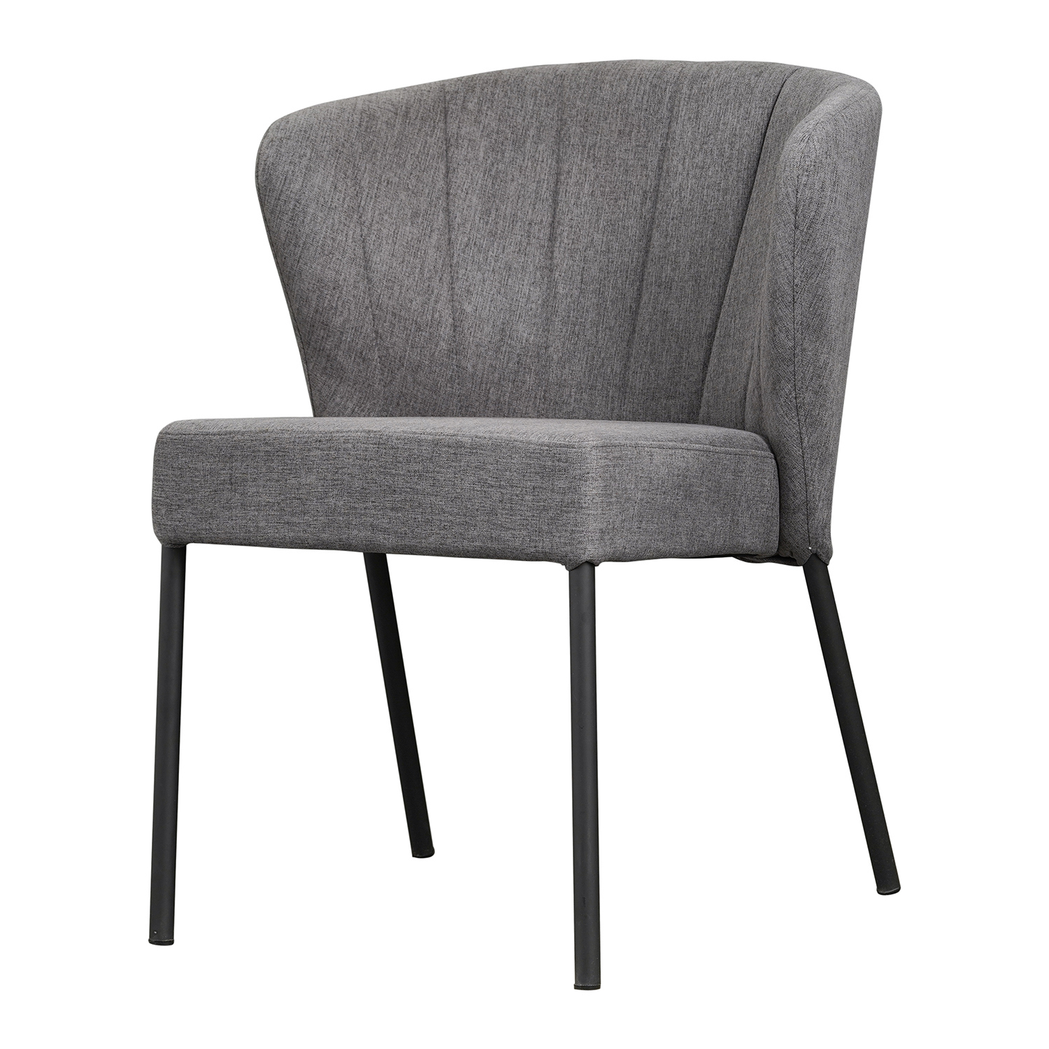 Изображение товара Кухонный стул Bergenson Kristin серый 79.5x59.5x45 см