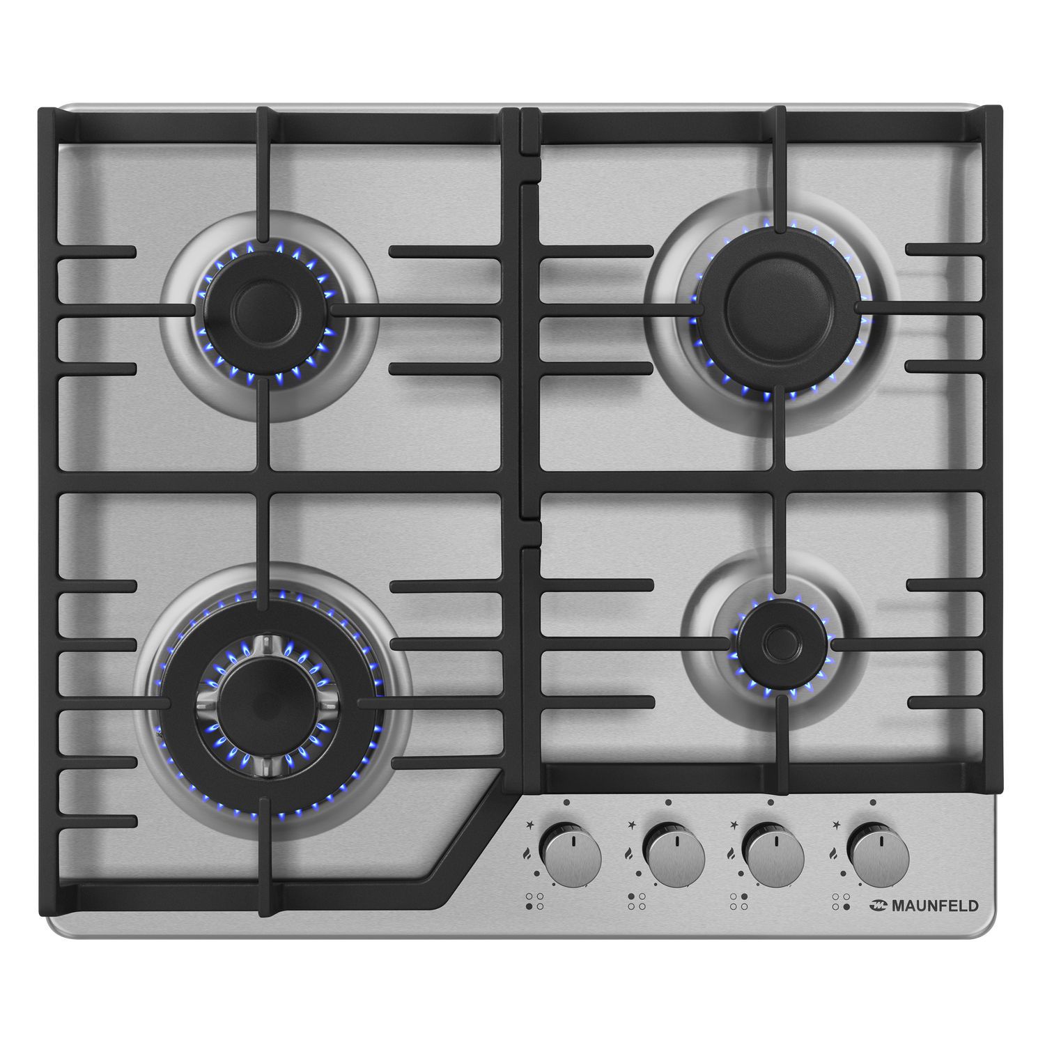 Изображение товара Газовая варочная панель Maunfeld EGHS.64.73CS/G 4 конфорки нержавеющая сталь Турция